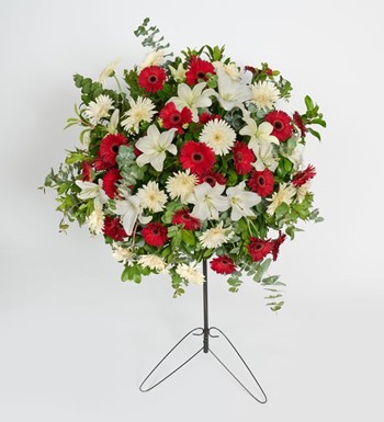 açılış çelengi, gerbera çelenk, lilyum çelenk