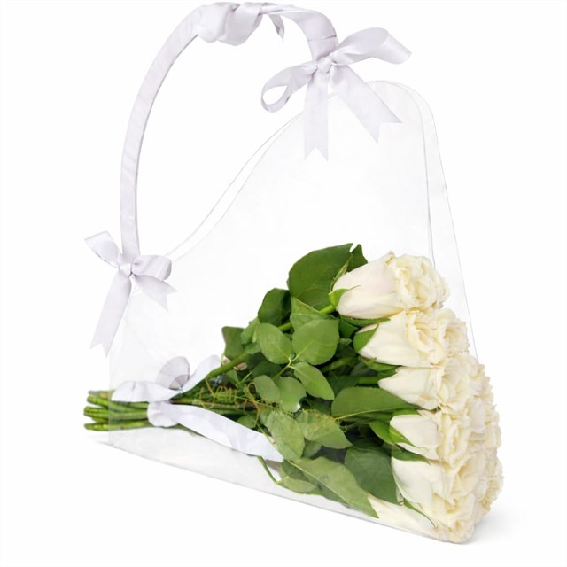 Beyaz Gül Çanta Tasarımı