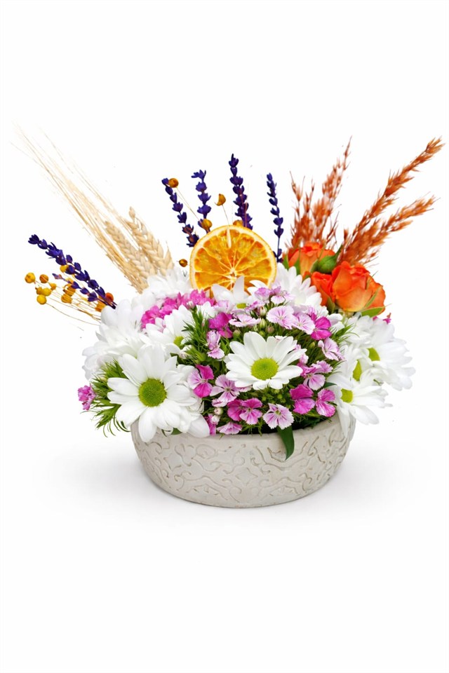 Butik Seri – Portakallı Çiçek Tasarımı