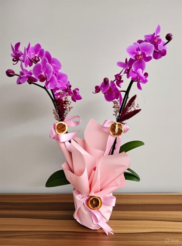 Soft Touch | Mor Orkide Aranjmanı
