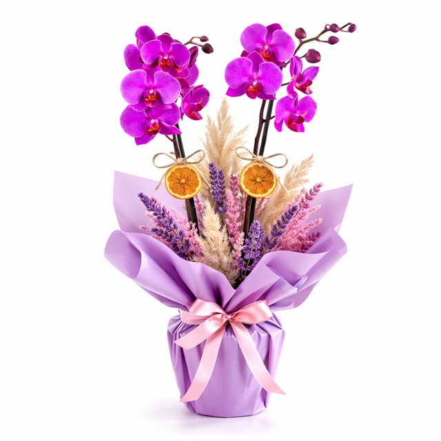 Elegant Orchid Bouquet Design