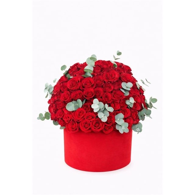 Sonsuz Aşk – Kırmızı Gül Aranjmanı