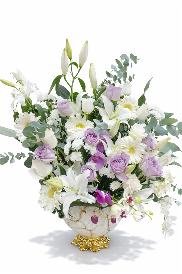 Kraliyet Vazolu Çiçek Tasarımı