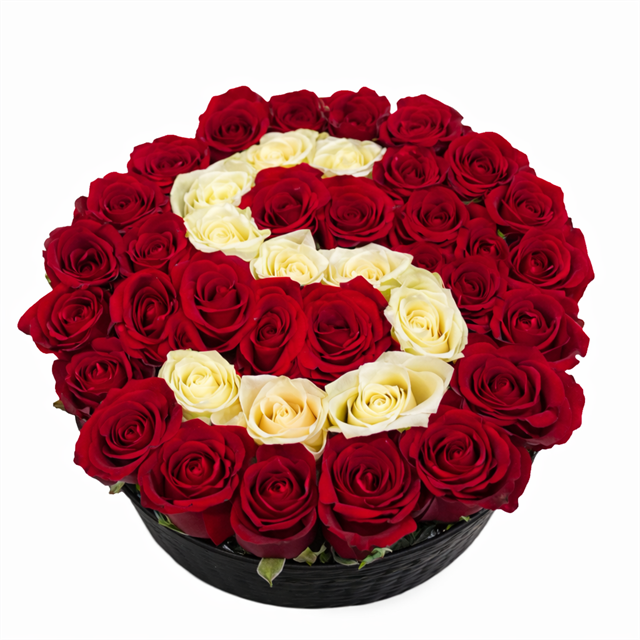 Sevdanın Baş Harfi Kişiye Özel Gül Kutusu