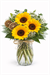Yazın Neşesi Ayçiçeği Vazoda
